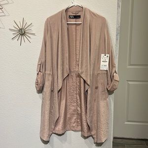 NWT | Zara | Blush Quarter Sleeve | L